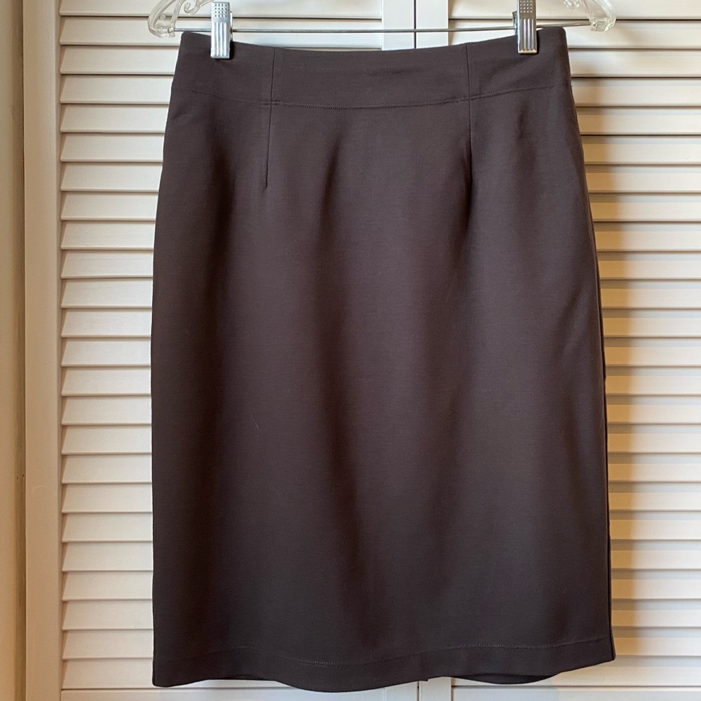 EILLEN  FISHER  brown skirt , size PS